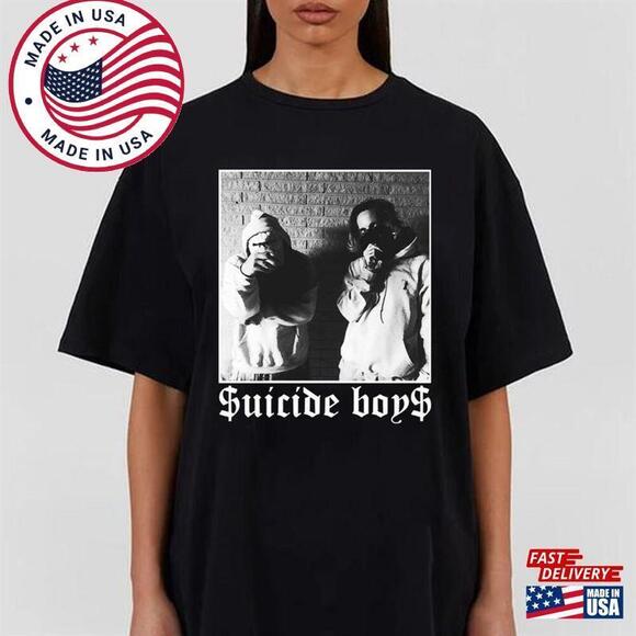 Tops - Suicideboys Shirt Suicideboy Grey Day Tour Stop Staring Tee Unisex